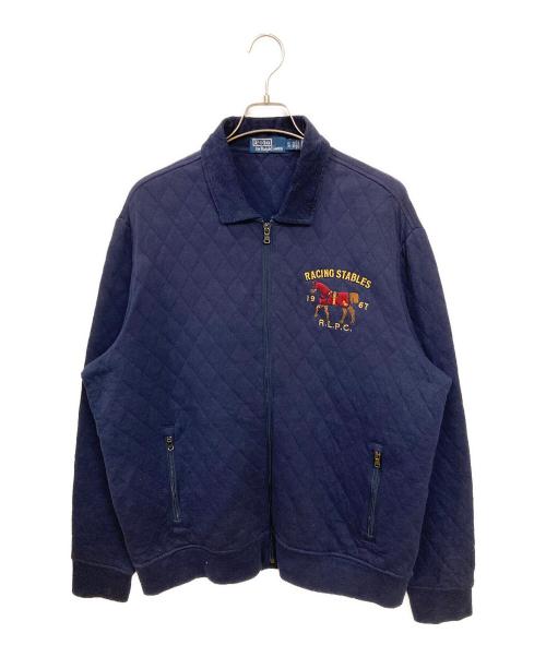 POLO RALPH LAUREN（ポロ・ラルフローレン）POLO RALPH LAUREN (ポロ・ラルフローレン) キルティングジャケット ネイビー サイズ:XLの古着・服飾アイテム