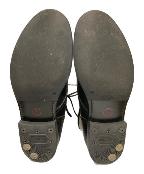 WHEEL ROBE（ウィールローブ）WHEEL ROBE (ウィールローブ) HEAVY STITCHING MOC BOOTS ブラック サイズ:9 1/2Dの古着・服飾アイテム