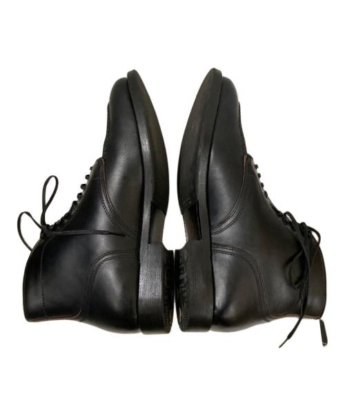 WHEEL ROBE（ウィールローブ）WHEEL ROBE (ウィールローブ) HEAVY STITCHING MOC BOOTS ブラック サイズ:9 1/2Dの古着・服飾アイテム