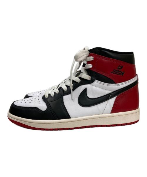 NIKE（ナイキ）NIKE (ナイキ) Air Jordan 1 Retro High OG Black Toe Reimagined レッド×ブラック サイズ:26.5cmの古着・服飾アイテム