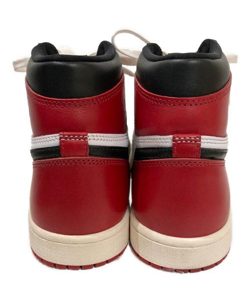 NIKE（ナイキ）NIKE (ナイキ) Air Jordan 1 Retro High OG Black Toe Reimagined レッド×ブラック サイズ:26.5cmの古着・服飾アイテム