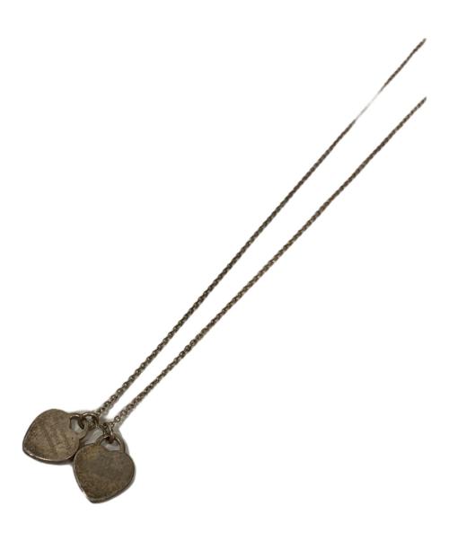 TIFFANY & Co.（ティファニー）TIFFANY & Co. (ティファニー) リターントゥダブルハートペンダント ピンク×シルバーの古着・服飾アイテム