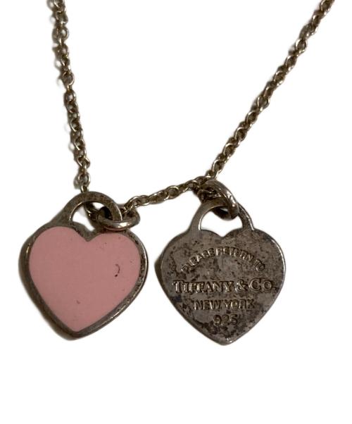 TIFFANY & Co.（ティファニー）TIFFANY & Co. (ティファニー) リターントゥダブルハートペンダント ピンク×シルバーの古着・服飾アイテム