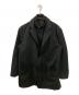 ARMANI COLLEZIONI（アルマーニ コレツィオーニ）の古着「古着フェイクレイヤードコート」｜ブラック