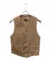 STUDIO D'ARTISAN（ステュディオダルチザン）の古着「レイルローダーベスト」｜ベージュ
