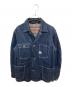 WAREHOUSE（ウエアハウス）の古着「裏ブランケットデニムカバーオール」｜インディゴ