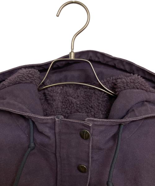 CarHartt（カーハート）CarHartt (カーハート) 古着ボアダックフードジャケット パープル サイズ:Sの古着・服飾アイテム