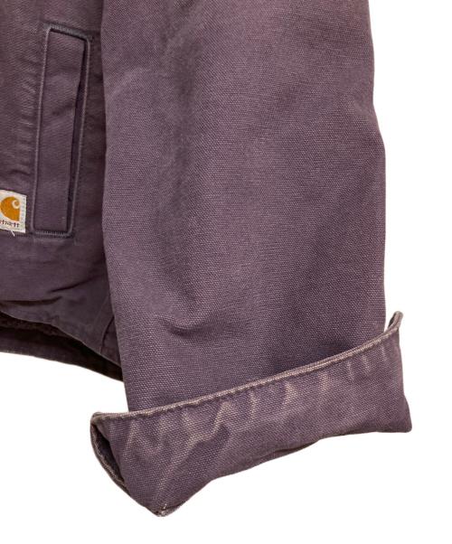 CarHartt（カーハート）CarHartt (カーハート) 古着ボアダックフードジャケット パープル サイズ:Sの古着・服飾アイテム
