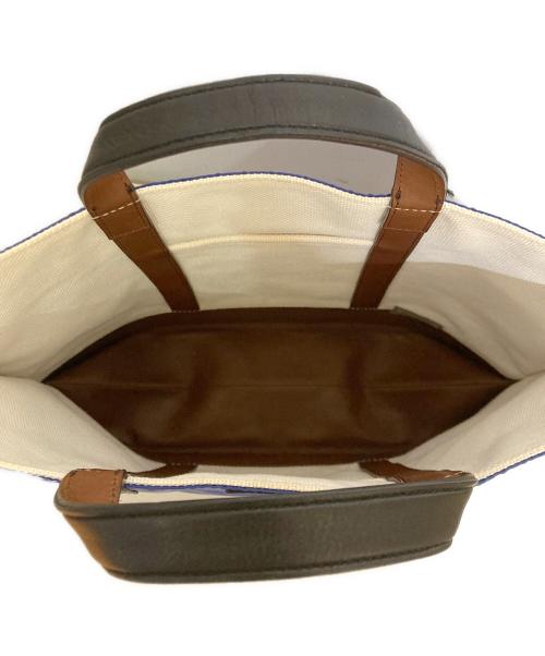 PORTER（ポーター）PORTER (ポーター) リバーシブルトートバッグ ブルー×アイボリーの古着・服飾アイテム