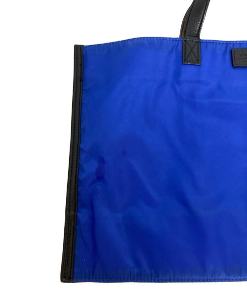 PORTER（ポーター）PORTER (ポーター) リバーシブルトートバッグ ブルー×アイボリーの古着・服飾アイテム