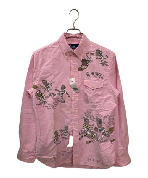 POLO RALPH LAUREN（ポロ・ラルフローレン）POLO RALPH LAUREN (ポロ・ラルフローレン) グラフィックシャツ ピンク サイズ:Mの古着・服飾アイテム