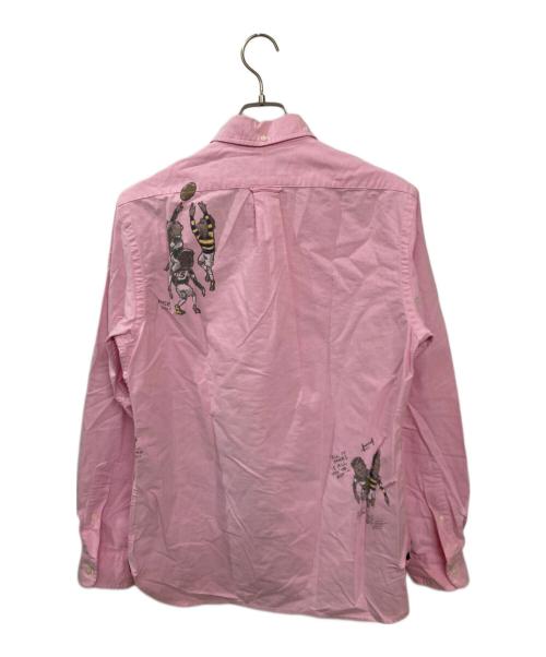 POLO RALPH LAUREN（ポロ・ラルフローレン）POLO RALPH LAUREN (ポロ・ラルフローレン) グラフィックシャツ ピンク サイズ:Mの古着・服飾アイテム