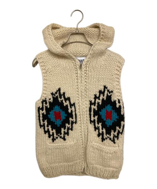 KANATA（カナタ）KANATA (カナタ) カウンチンニットカーディガン ベージュ サイズ:FREEの古着・服飾アイテム