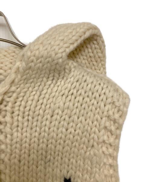 KANATA（カナタ）KANATA (カナタ) カウンチンニットカーディガン ベージュ サイズ:FREEの古着・服飾アイテム