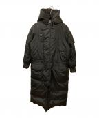 RALPH LAURENラルフローレン）の古着「ミリタリーロングダウンコート」｜ブラック