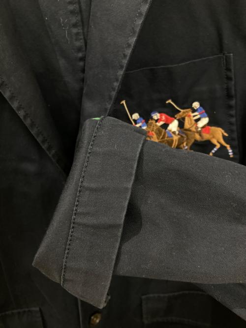 POLO RALPH LAUREN（ポロ・ラルフローレン）POLO RALPH LAUREN (ポロ・ラルフローレン) テーラードジャケット ネイビー サイズ:Sの古着・服飾アイテム