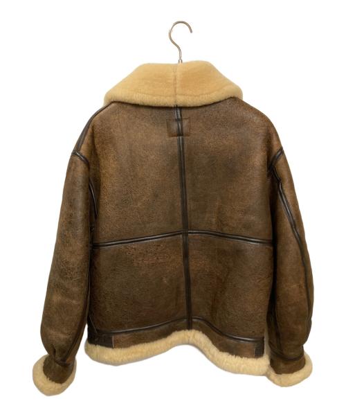 AVIREX（アヴィレックス）AVIREX (アヴィレックス) B-3 ムートンフライトジャケット ブラウン サイズ:42の古着・服飾アイテム