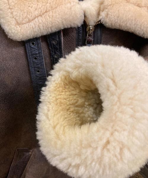 AVIREX（アヴィレックス）AVIREX (アヴィレックス) B-3 ムートンフライトジャケット ブラウン サイズ:42の古着・服飾アイテム