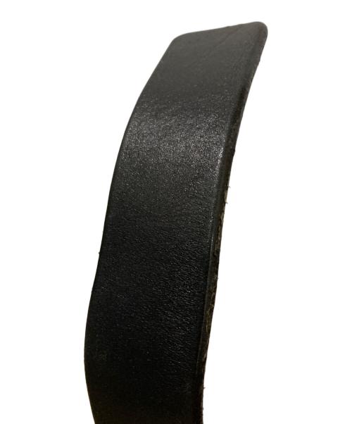 GUCCI（グッチ）GUCCI (グッチ) レザーベルト ブラックの古着・服飾アイテム