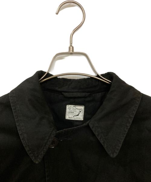 orSlow（オアスロウ）orSlow (オアスロウ) ステンカラーコート ブラック サイズ:Lの古着・服飾アイテム