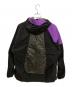 adidas (アディダス) アノラックパーカー ブラック×パープル：6000円