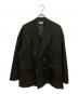 MAISON SPECIAL（メゾンスペシャル）の古着「Wool Mix Smooth Prime-Over Peaked Lapel Double Tailored Jacket」｜ブラック