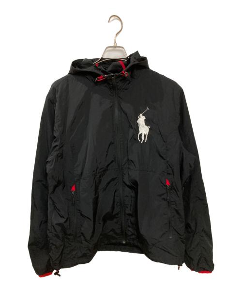 POLO RALPH LAUREN（ポロ・ラルフローレン）POLO RALPH LAUREN (ポロ・ラルフローレン) ナイロンジャケット ブラック サイズ:Lの古着・服飾アイテム