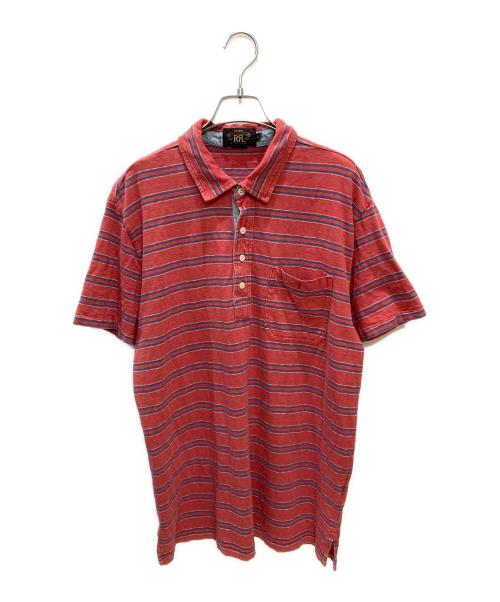 RRL（ダブルアールエル）RRL (ダブルアールエル) ポロシャツ レッド サイズ:Lの古着・服飾アイテム