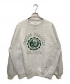 RUSSELLラッセル）の古着「90S 三段プリントカレッジスウェット」｜グレー