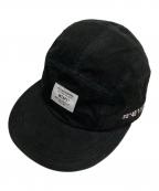 WTAPSダブルタップス）の古着「T-7/CAP/NYCO.WEATHER.GPS / ナイロンキャップ」｜ブラック