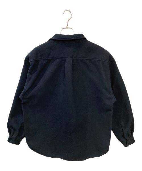 DESCENDANT（ディセンダント）DESCENDANT (ディセンダント) CPOメルトンシャツ ネイビー サイズ:3の古着・服飾アイテム