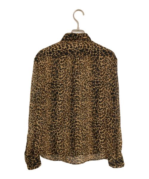 Saint Laurent Paris（サンローランパリ）Saint Laurent Paris (サンローランパリ) レオパード柄シャツ ブラウン サイズ:F34の古着・服飾アイテム