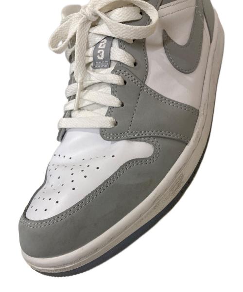 NIKE（ナイキ）NIKE (ナイキ) JORDAN BRAND WMNS AIR JORDAN 1 LOW グレー×ホワイト サイズ:28cmの古着・服飾アイテム