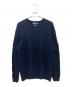 POLO RALPH LAUREN（ポロ・ラルフローレン）の古着「古着HAND KNITケーブルニット」｜ネイビー