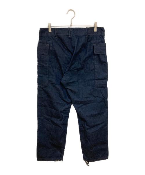 RRL（ダブルアールエル）RRL (ダブルアールエル) フェニモアコットンリネンデニムカーフゴパンツ インディゴ サイズ:81cmの古着・服飾アイテム