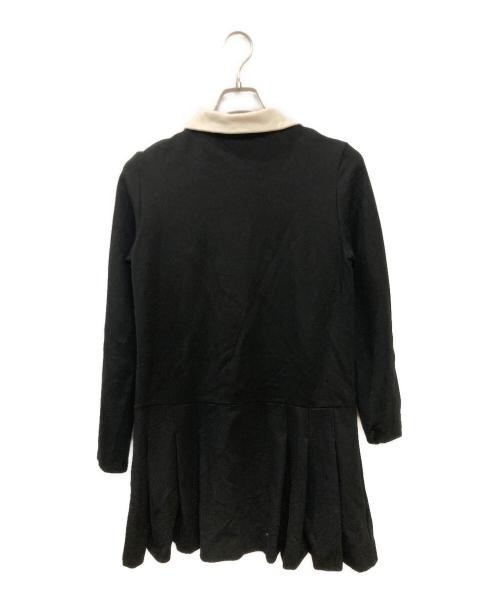 Snidel（スナイデル）Snidel (スナイデル) 衿つきプリーツカットミニワンピース ブラック サイズ:1の古着・服飾アイテム