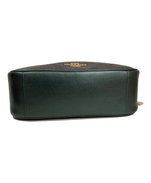 COACH（コーチ）COACH (コーチ) ショルダーバッグ ブラウン×グリーンの古着・服飾アイテム