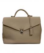 大峽製鞄オオバセイホウ）の古着「レイロウ37 ミディアムサイズ・ソフトビジネス」｜ライトグレー