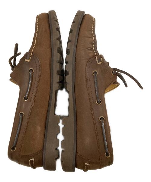 PARABOOT（パラブーツ）PARABOOT (パラブーツ) MALO ヌバックデッキシューズ ブラウン サイズ:6 1/2の古着・服飾アイテム
