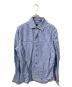 NIGEL CABOURN（ナイジェルケーボン）の古着「ストライプリネンシャツ」｜ブルー