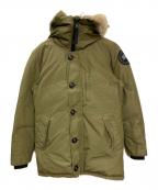 CANADA GOOSE×AMERICAN RAG CIEカナダグース×アメリカンラグシー）の古着「別注キングストン ダウンジャケット」｜オリーブ