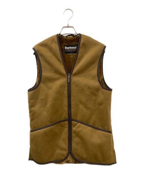 Barbour（バブアー）Barbour (バブアー) WARM PILE WAISTCOAT ZIP-IN LINER ライナーベスト ブラウン サイズ:Mの古着・服飾アイテム