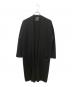 ATON（エイトン）の古着「FUR CASHMERE  ロングカーディガン / ファーカシミヤ」｜ブラック