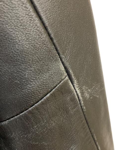 moussy（マウジー）moussy (マウジー) OVERSIZED LEATHER ジャケット / ライダースジャケット ブラック サイズ:Freeの古着・服飾アイテム