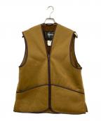 Barbourバブアー）の古着「WARM PILE WAISTCOAT ZIP-IN LINER」｜ブラウン