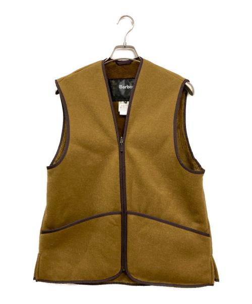 Barbour（バブアー）Barbour (バブアー) WARM PILE WAISTCOAT ZIP-IN LINER ブラウン サイズ:40の古着・服飾アイテム