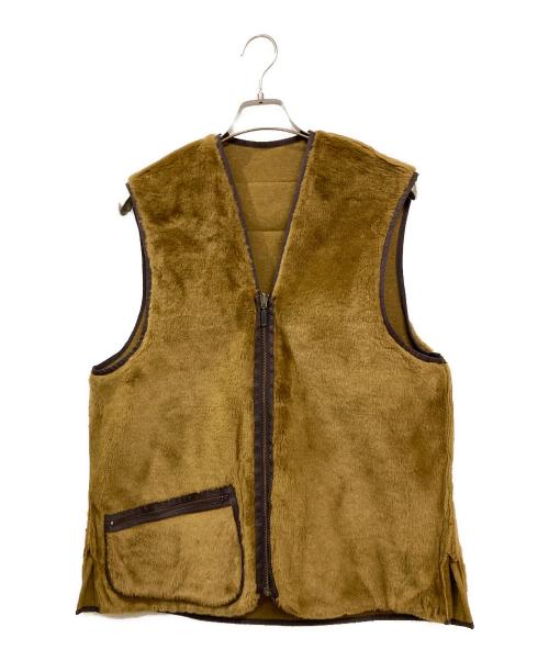 Barbour（バブアー）Barbour (バブアー) WARM PILE WAISTCOAT ZIP-IN LINER ブラウン サイズ:40の古着・服飾アイテム
