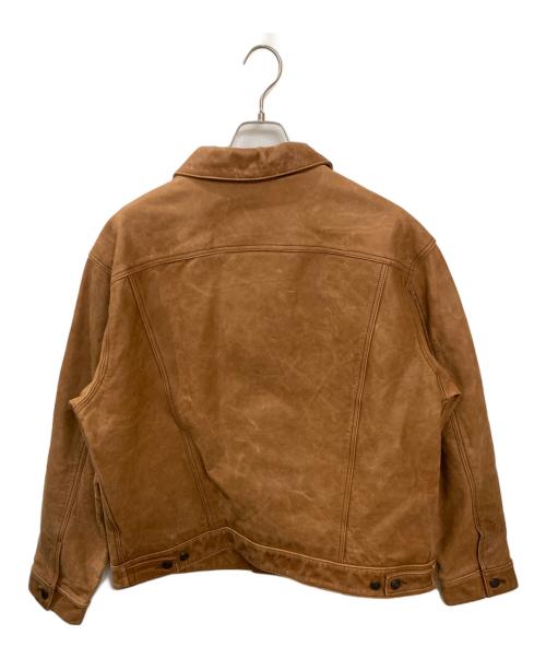 GAP（ギャップ）GAP (ギャップ) 古着レザートラッカージャケット ブラウン サイズ:XLの古着・服飾アイテム