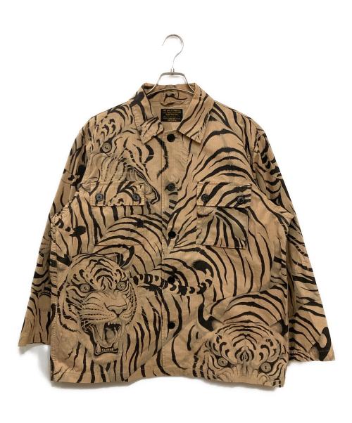 WACKO MARIA（ワコマリア）WACKO MARIA (ワコマリア) TIM LEHI / ARMY SHIRT ( TYPE-1 ) ベージュ サイズ:Sの古着・服飾アイテム