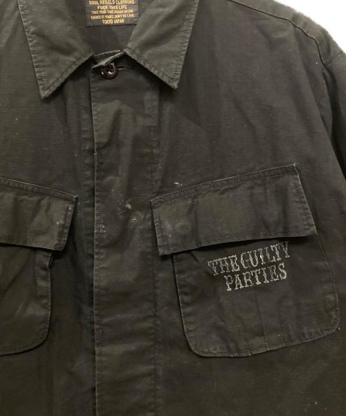 WACKO MARIA（ワコマリア）WACKO MARIA (ワコマリア) FATIGUE JACKET / ファティーグジャケット ブラック サイズ:Sの古着・服飾アイテム